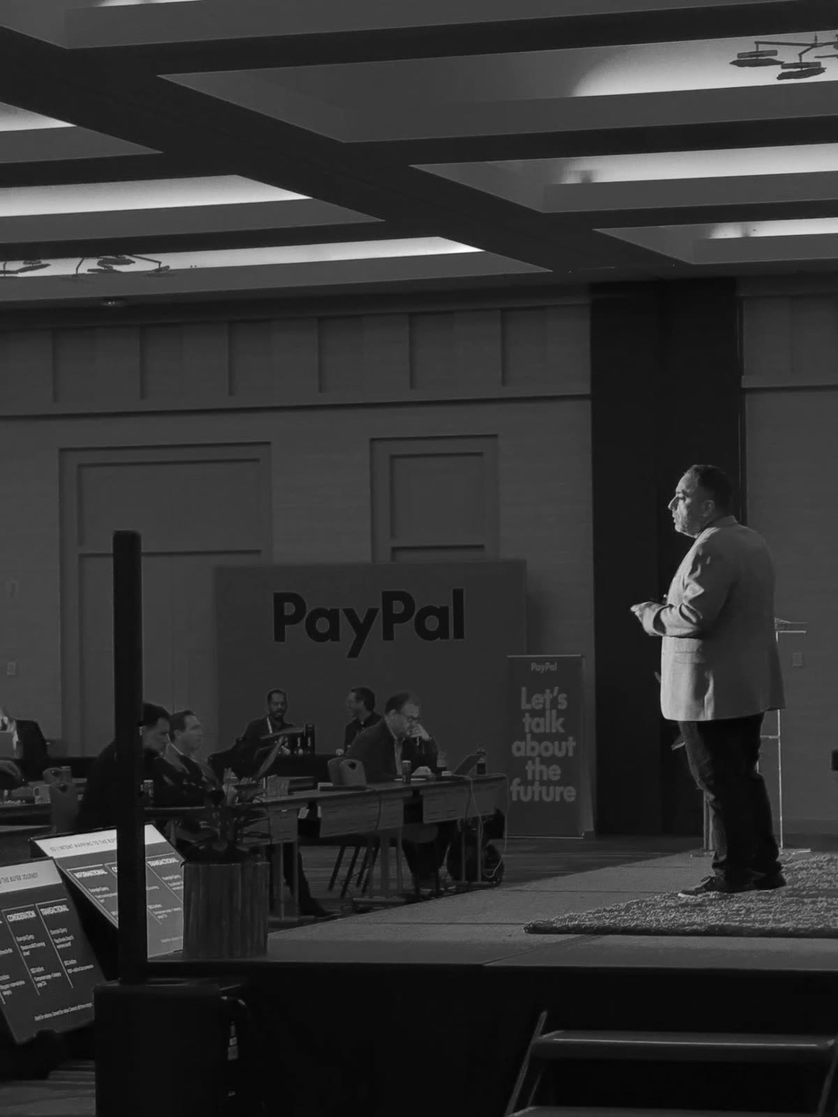 Al Sefati speaking at Camp MIVA 2026 in United States