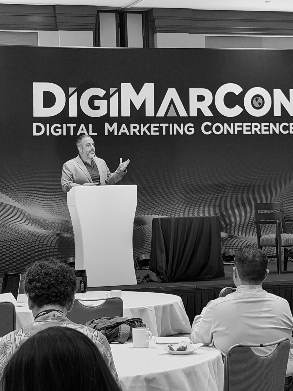 Al Sefati speaking at DigiMarCon 2026 in Hollywood, CA